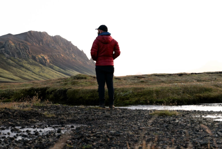 Mountain Equipment Oreus Jacket in Iceland